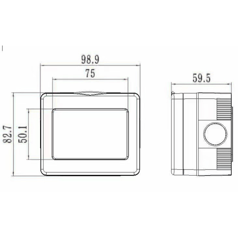 13A耐候性スイッチソケット HK4113-WP